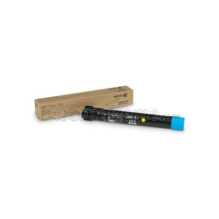 Xerox 106R01570 Phaser 7800 Yüksek Kap. Cyan Toner