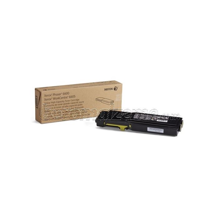 Xerox 106R02235 YÜK.KAP. SARI TONER WC 6605/Phaser 6600