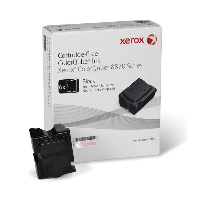 ColorQube 8870 Genuine Xerox Solid Ink Black(6 St)