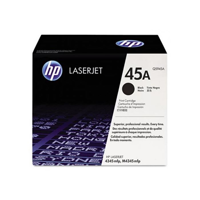 HP Q5945A TONER - HP 45A TONER - Hp LaserJet 4345 Siyah Toner