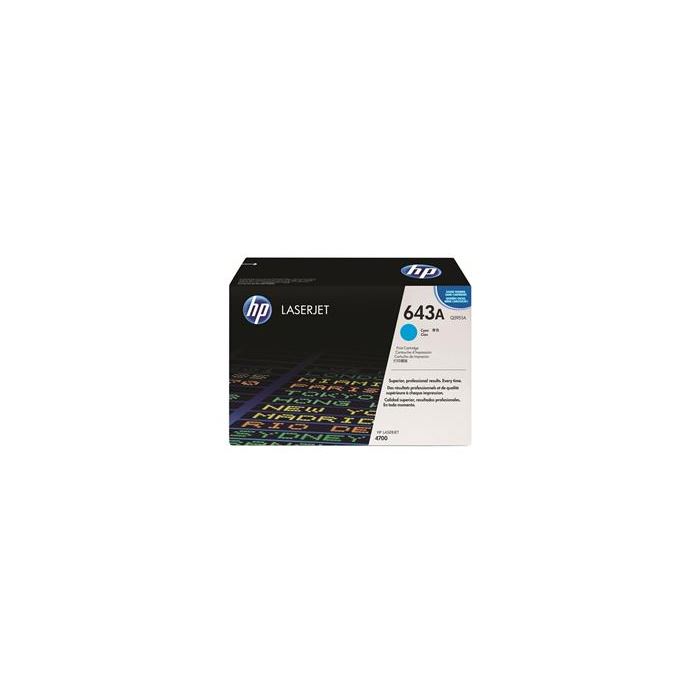 HP Q5951A TONER - Hp ColorLaserjet 4700 Mavi Toner