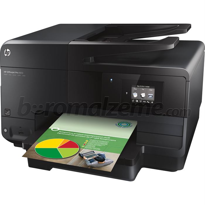 HP A7F64A Officejet Pro 8610 Faxlı Çok Fonksiyonlu Inkjet Yazıcı Wi-Fi (A4)