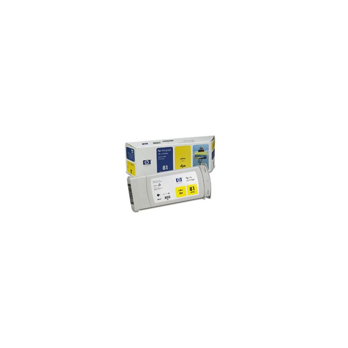 HP 81 KARTUŞ, HP 81 SARI KARTUŞ, HP C4933A KARTUŞ Plotter 5000 - 5000PS Sarı Kartuş