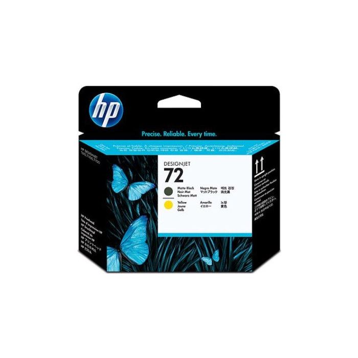 HP 72 BASKI KAFASI - HP 72 MAT SİYAH - SARI BASKI KAFASI - HP C9384A KARTUŞ KAFA