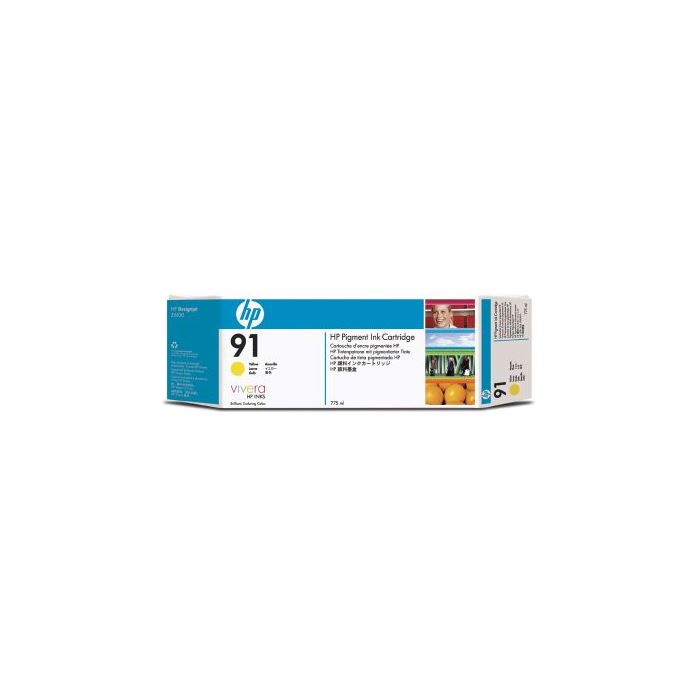 Hp 91 Kartuş , Hp C9585A inkjet sarı, 775ml 3'lu paket