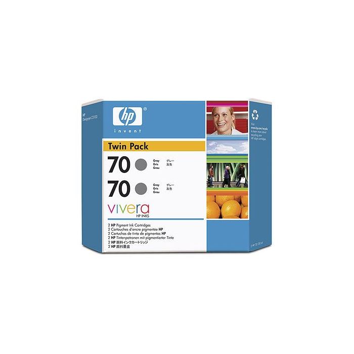 Hp Cb341A inkjet gri kartuş no 70 130ml 2'li paket