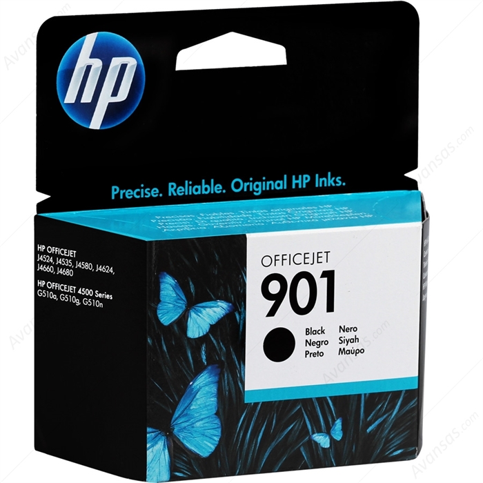 HP 901 SİYAH KARTUŞ - HP CC653A KARTUŞ