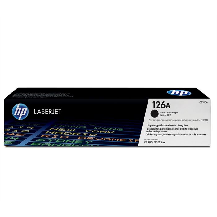HP 126A SİYAH TONER, HP CE310A TONER, Hp Colorlaserjet CP1025 TONER-HP  CP1025NW Siyah Toner