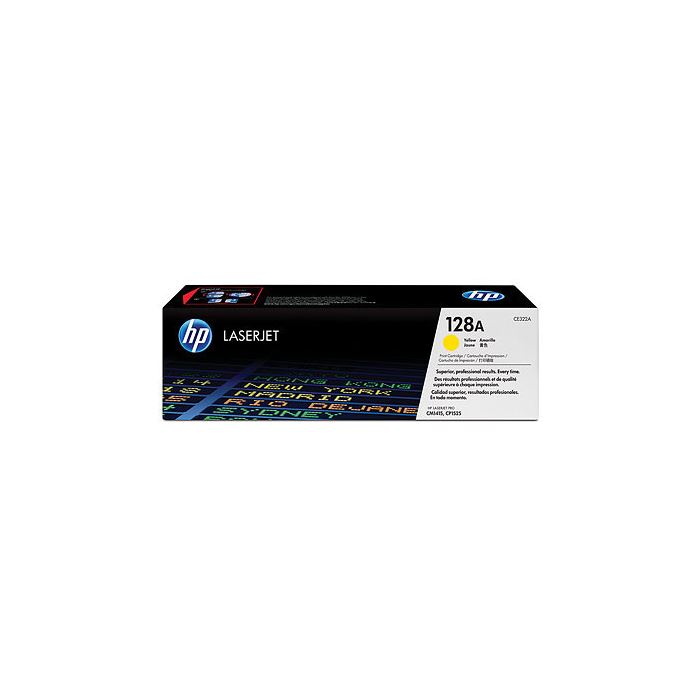 HP 128A Sarı TONER, Hp CE322A Toner, Hp ColorLaserjet Pro CM1415FN TONER - HP CM1415 TONER - HP CP1525NW TONER - HP CP1525N Sarı Toner