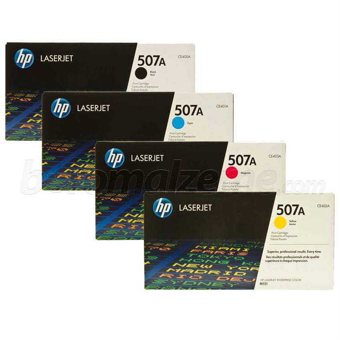 HP CE400/1/2/3A HP COLOR LASERJET 507A M551N Toner Seti
