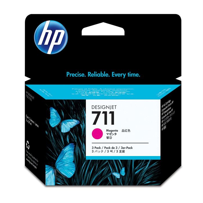 HP CZ135A HP No 711 Kirmizi Kartuş 29ML 3'lü Paket