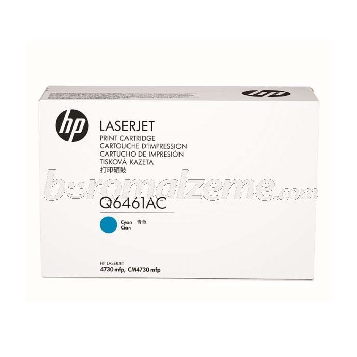 HP Q6461A TONER - HP COLORLASERJET 4730mfp TONER HP CM4730 Mavi TONER
